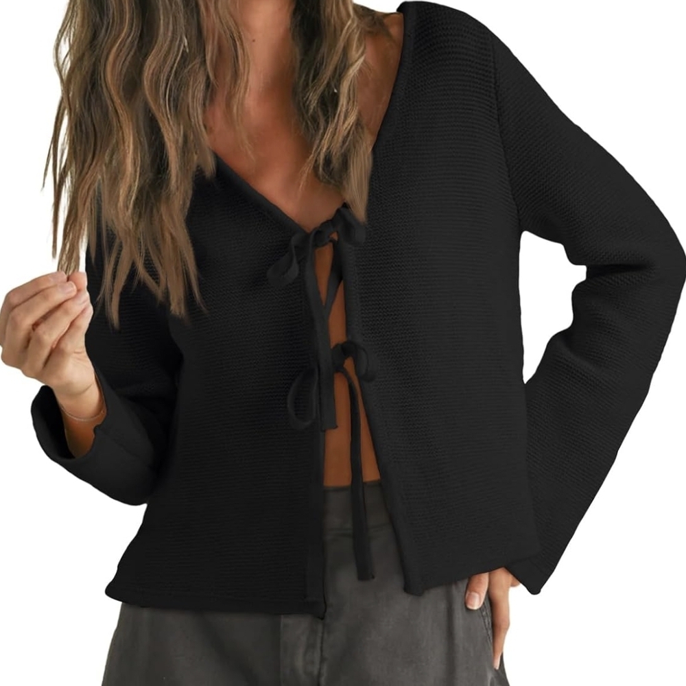 Elegant Black Women's Sweater
